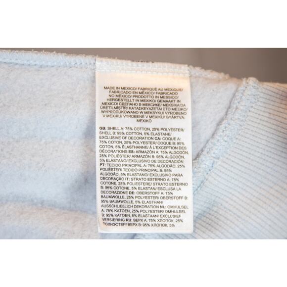 North Face Camp Fleece Pullover Long-Sleeve Crop Hoodie Girls, Blue Sz 14/16 NEW - Picture 9 of 10